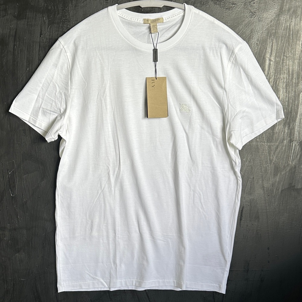 Burberry White Short Sleeve Tee